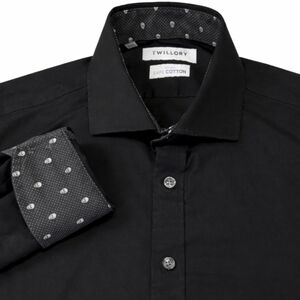 Twillory Black Button-Up Shirt